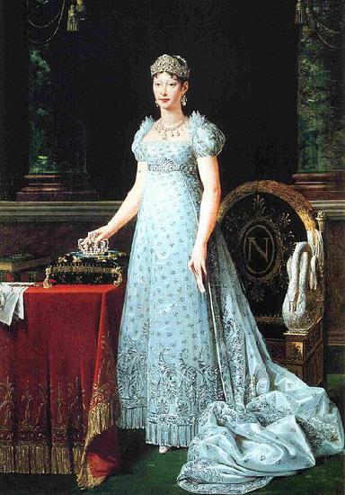 Robert Lefevre Portrait of Marie-Louise of Austria, wife of Napoleon and empress of France oil painting image